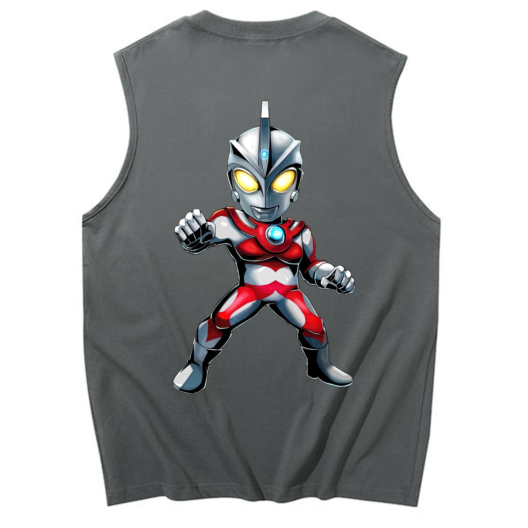 （画像用） ウルトラマン Ultraman コットン100％タンクトップ（背面プリント）